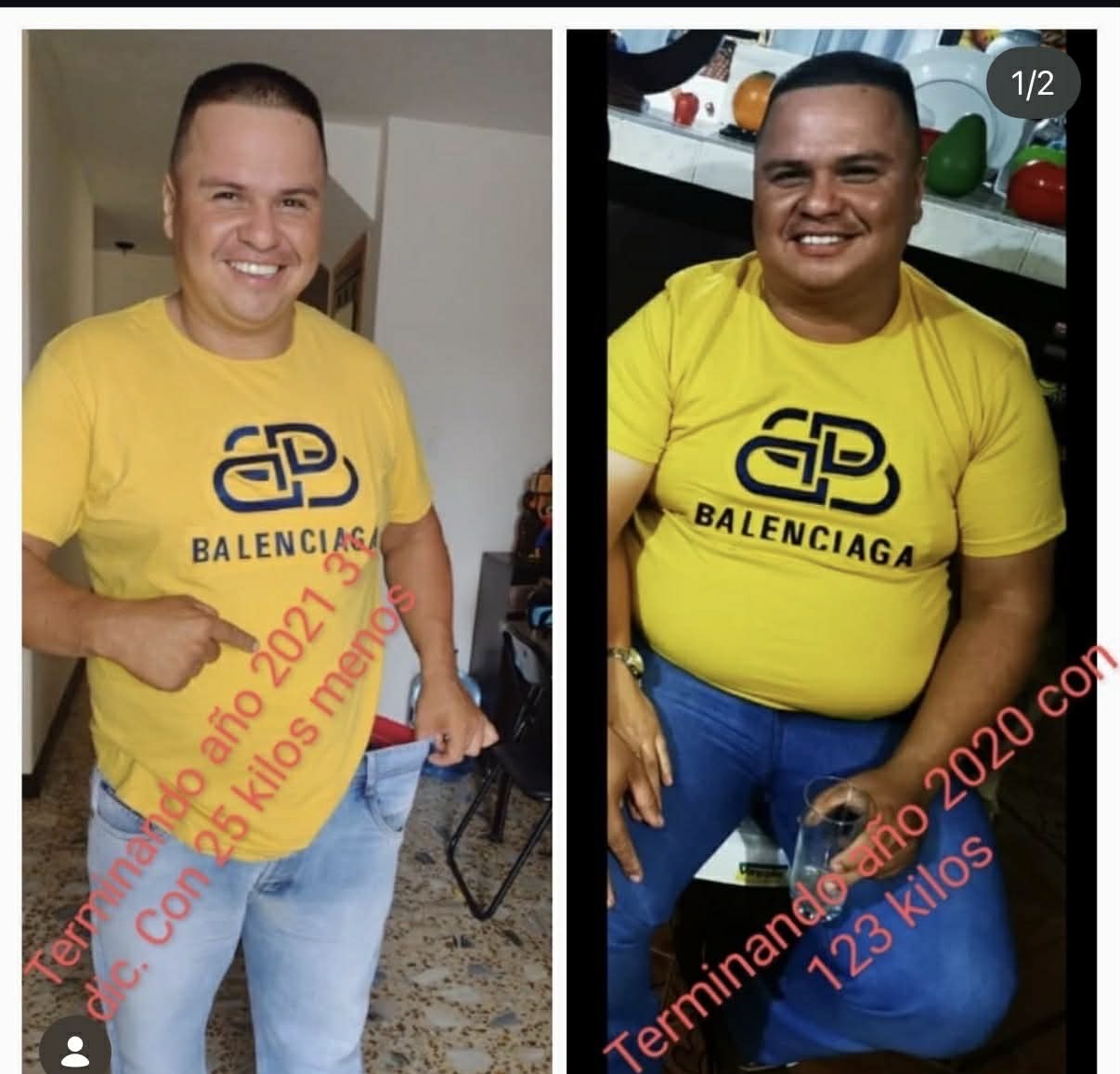 Oscar antes y después